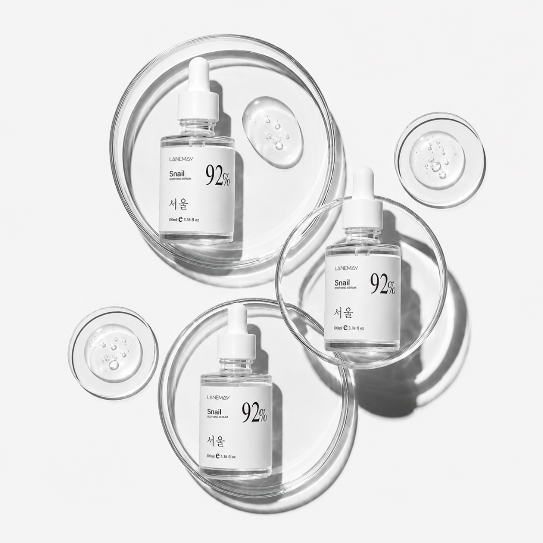 Sérum Facial - 92% Muco de Caracol Nutritivo e Calmante
