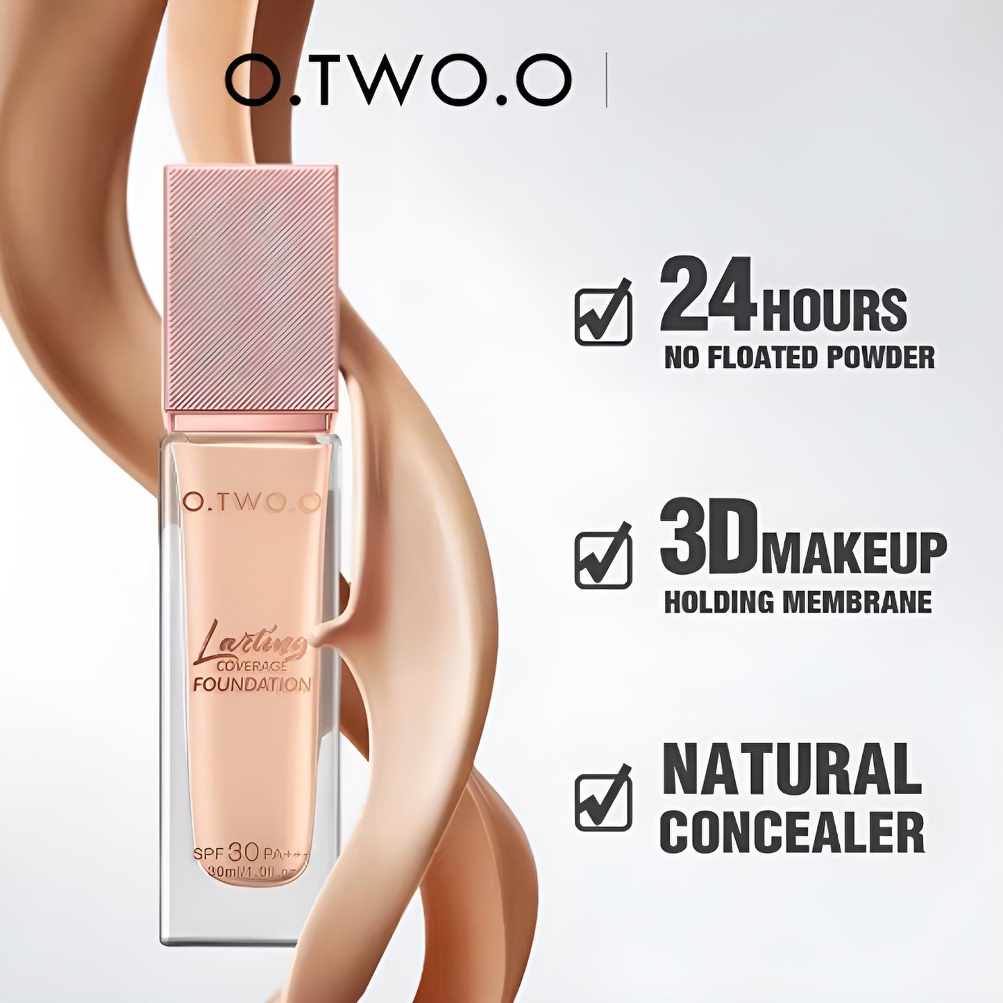 O.TWO.O - Base Líquida de Cobertura Leve -
