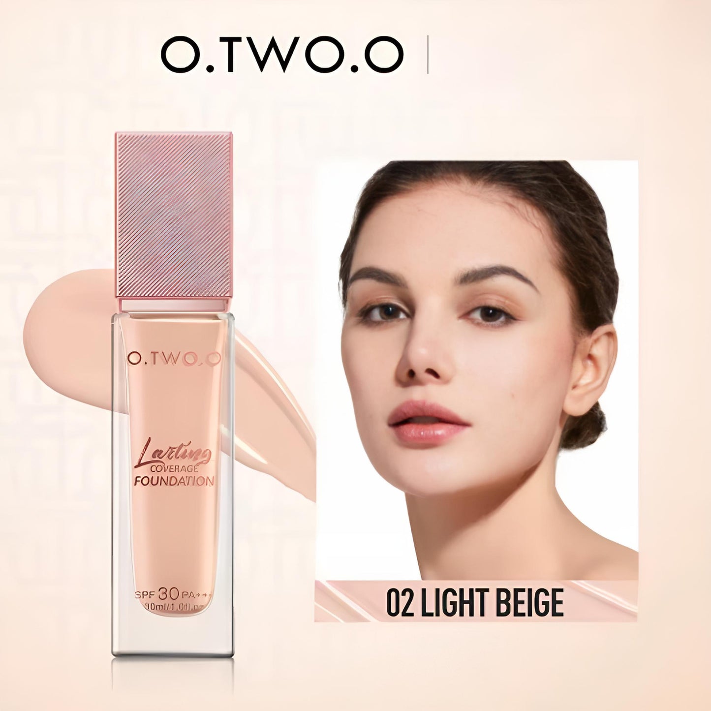 O.TWO.O - Base Líquida de Cobertura Leve -